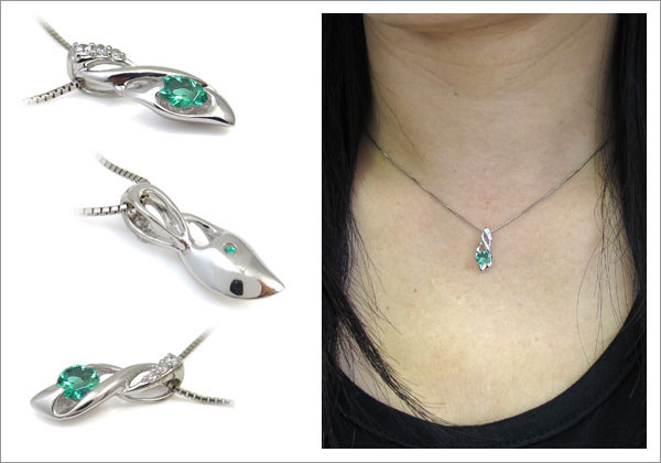 誕生石　ペンダント