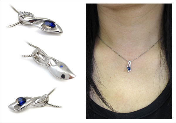 誕生石　ペンダント