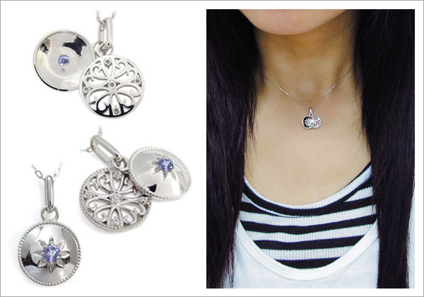 一粒,ネックレス,アンティーク