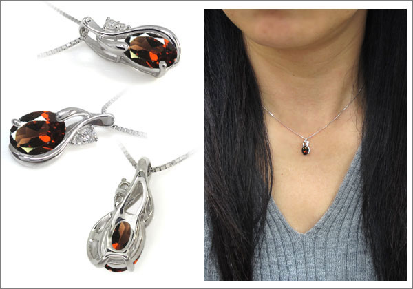 オーバル ネックレス