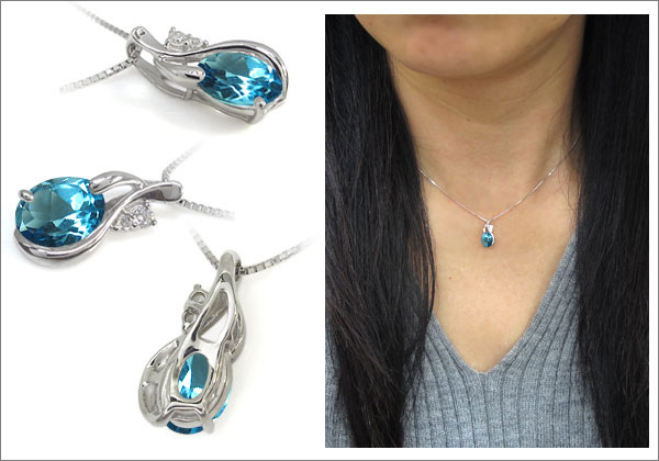 オーバル ネックレス