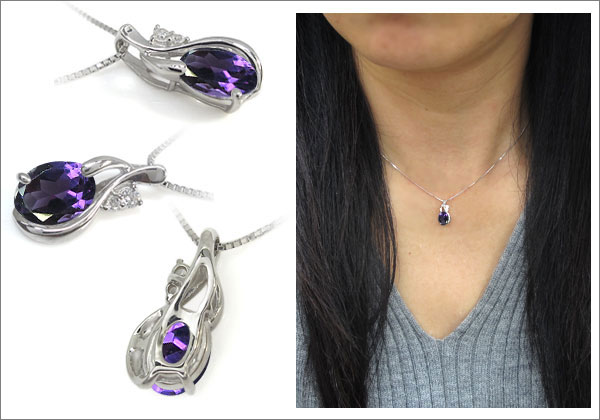 オーバル ネックレス