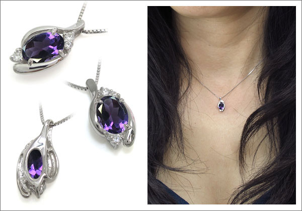 オーバル ネックレス