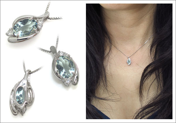 オーバル ネックレス