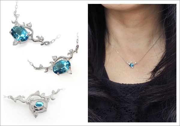 オーバル ネックレス