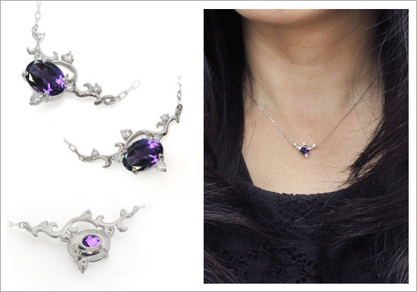 オーバル ネックレス