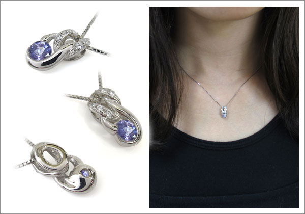 誕生石　ペンダント