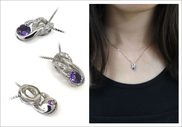 誕生石　ペンダント