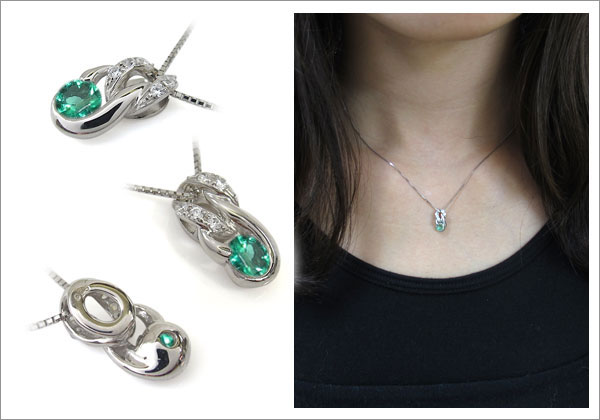 誕生石　ペンダント