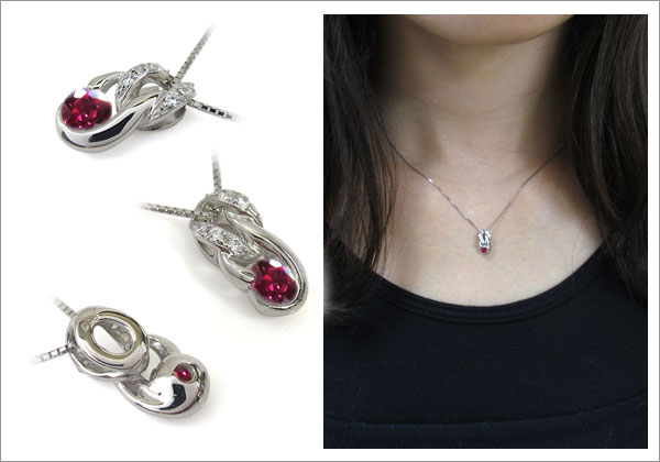 誕生石　ペンダント