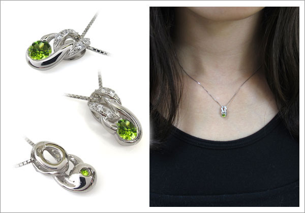 誕生石　ペンダント