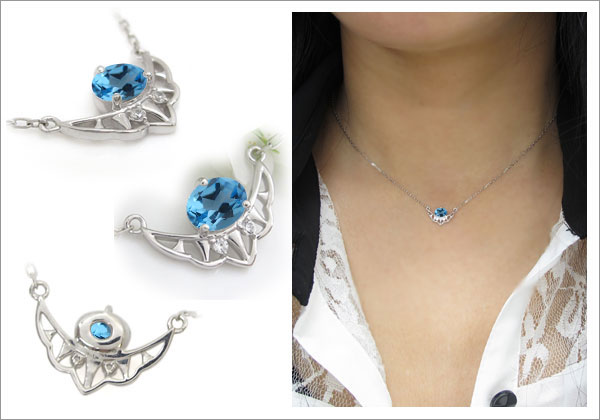 オーバル ネックレス