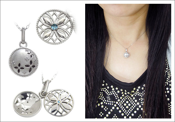 フラワーモチーフ　ネックレス