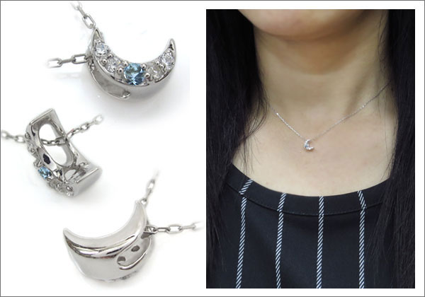 三日月モチーフ　ネックレス