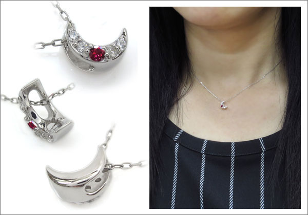 三日月モチーフ　ネックレス