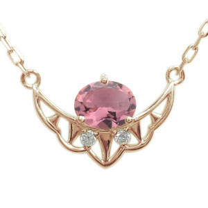 ピンクトルマリン ネックレス