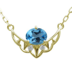 ブルートパーズ ペンダント