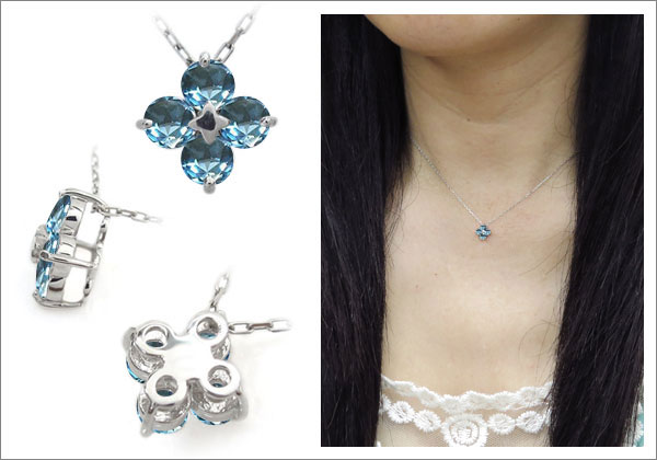 フラワーモチーフ　ネックレス