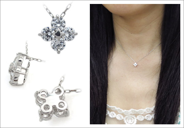 フラワーモチーフ ネックレス