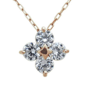 フラワーモチーフ ネックレス