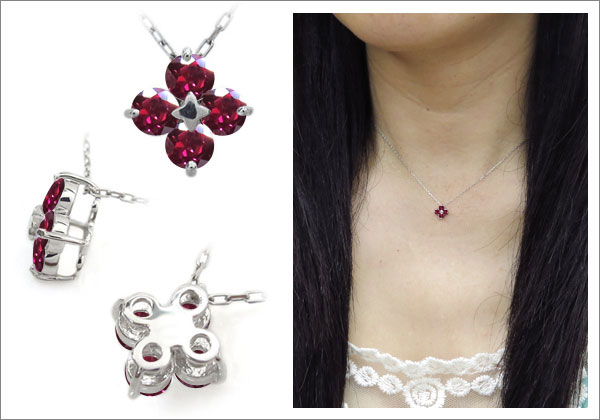 フラワーモチーフ　ネックレス