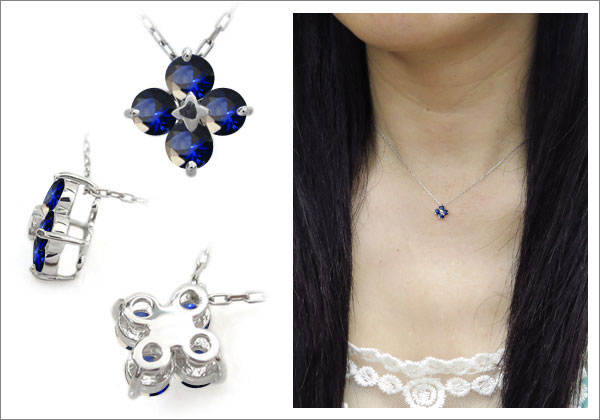 フラワーモチーフ ネックレス