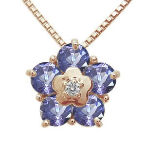 フラワーモチーフ　ネックレス