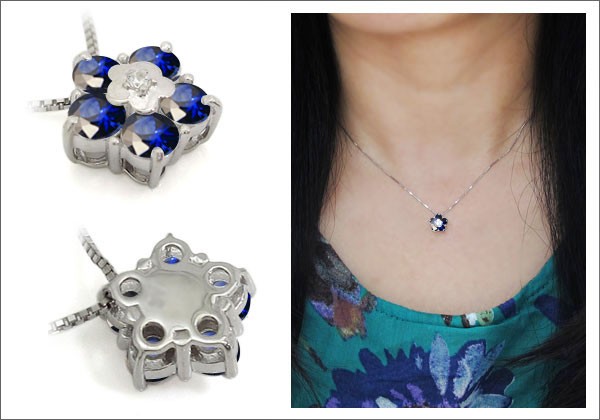 フラワーモチーフ ネックレス