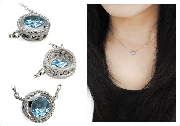 誕生石　ネックレス