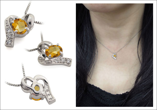 オーバル ネックレス