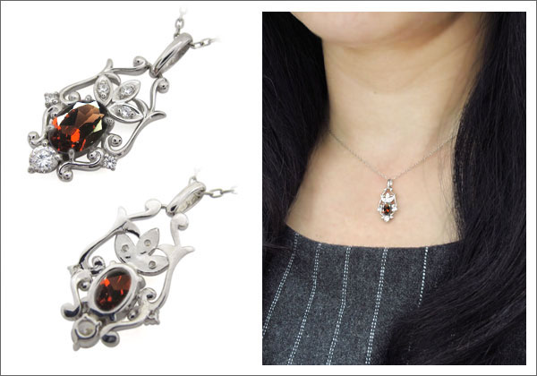 オーバル ネックレス