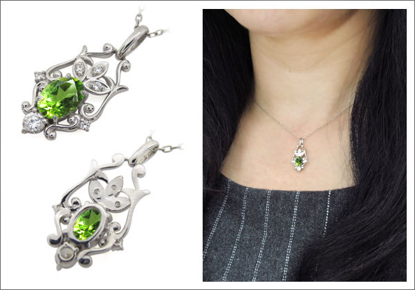 オーバル ネックレス