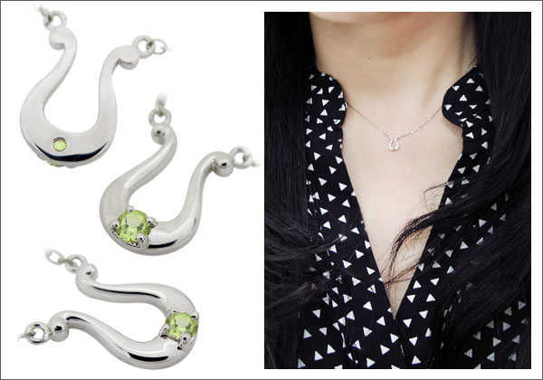 ハープ 馬蹄 ペンダント