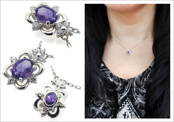 オーバル ネックレス