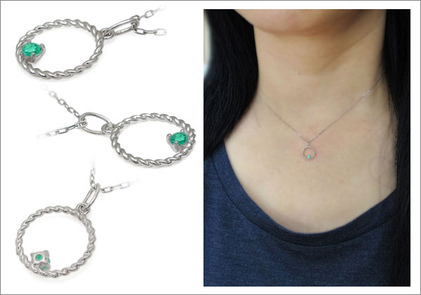 縄 ロープ ネックレス