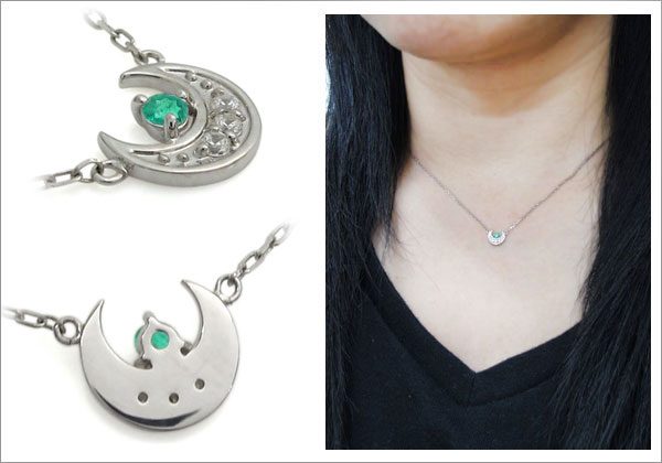 三日月 ペンダント