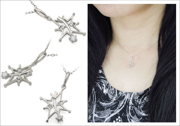 月 星 ペンダント