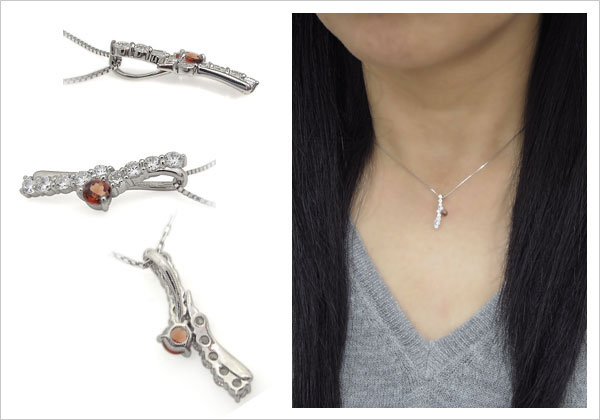 誕生石　ネックレス