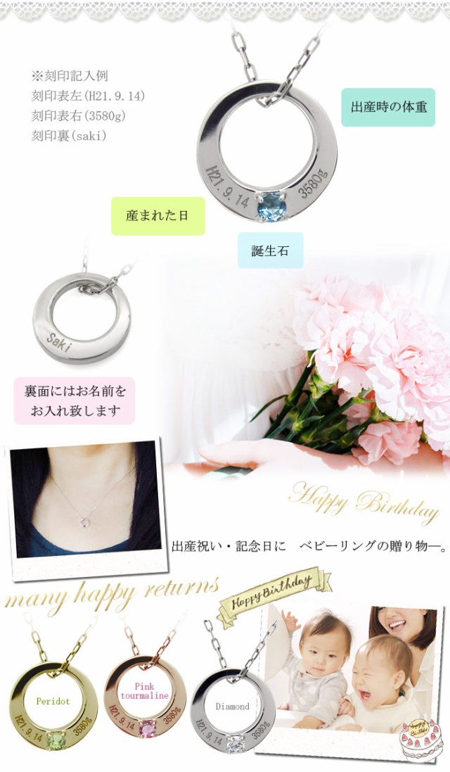 誕生石 ネックレス