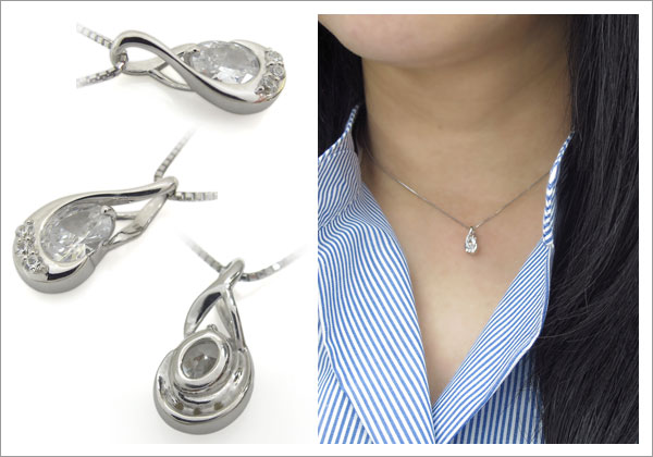 オーバルネックレス