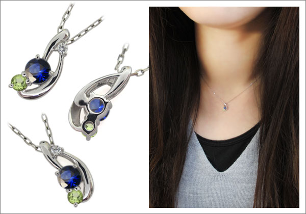 誕生石　ネックレス