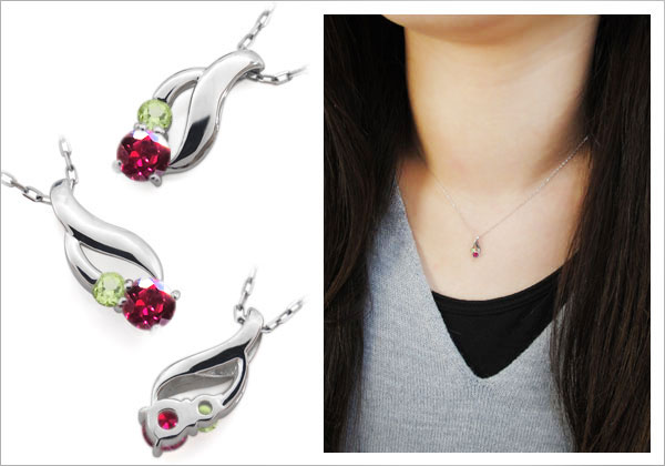 誕生石　ネックレス