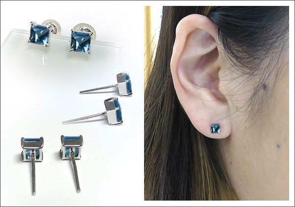 婚約指輪:ブルートパーズ:リング:大粒:エンゲージリング