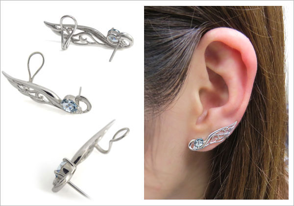 イヤーカフ 唐草