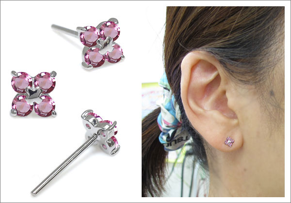 誕生石ピアス