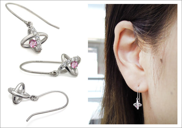 誕生石ピアス