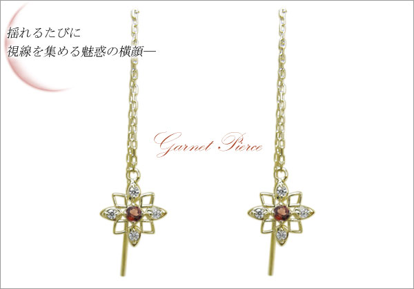 誕生石ピアス