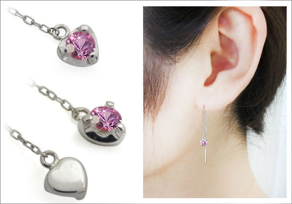 誕生石ピアス
