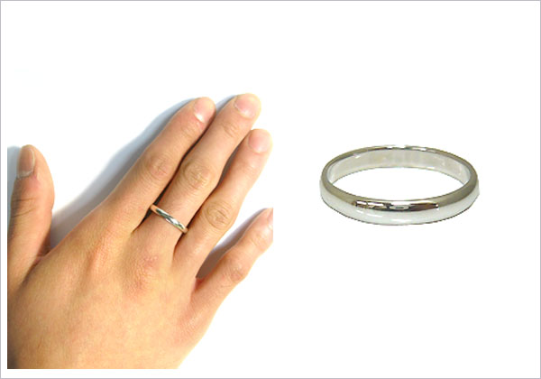 シンプル 指輪 結婚 マリッジ リング
