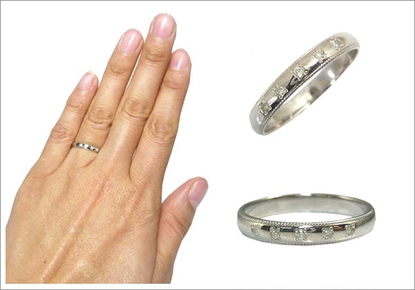マリッジリング・結婚指輪・ペアリング・ダイヤモンド・K18・甲丸の通販はau PAY マーケット - PLEJOUR-プレジュール- -  その他アクセサリー・ジュエリー